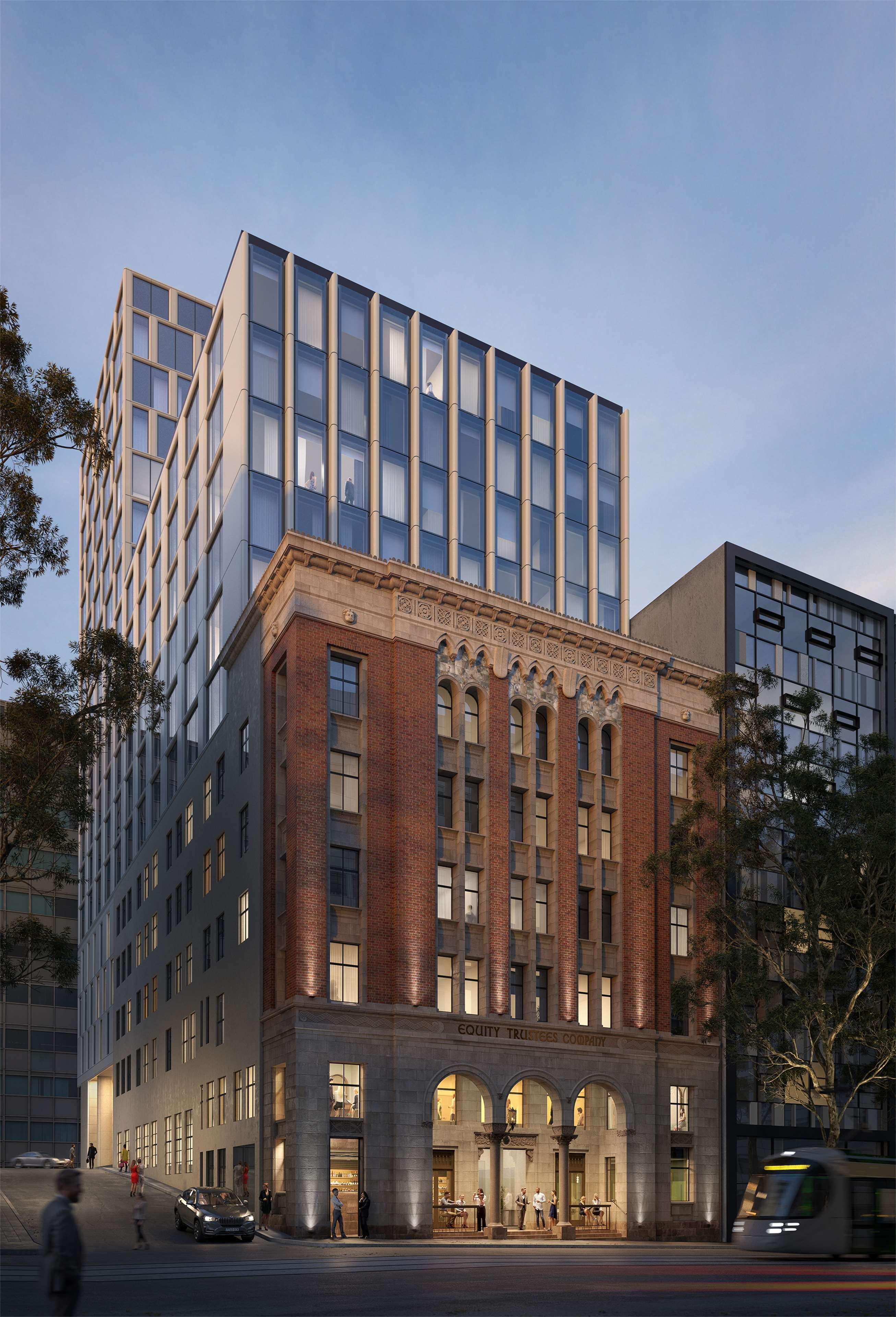 Hilton Melbourne Little Queen Street Extérieur photo The proposed hotel