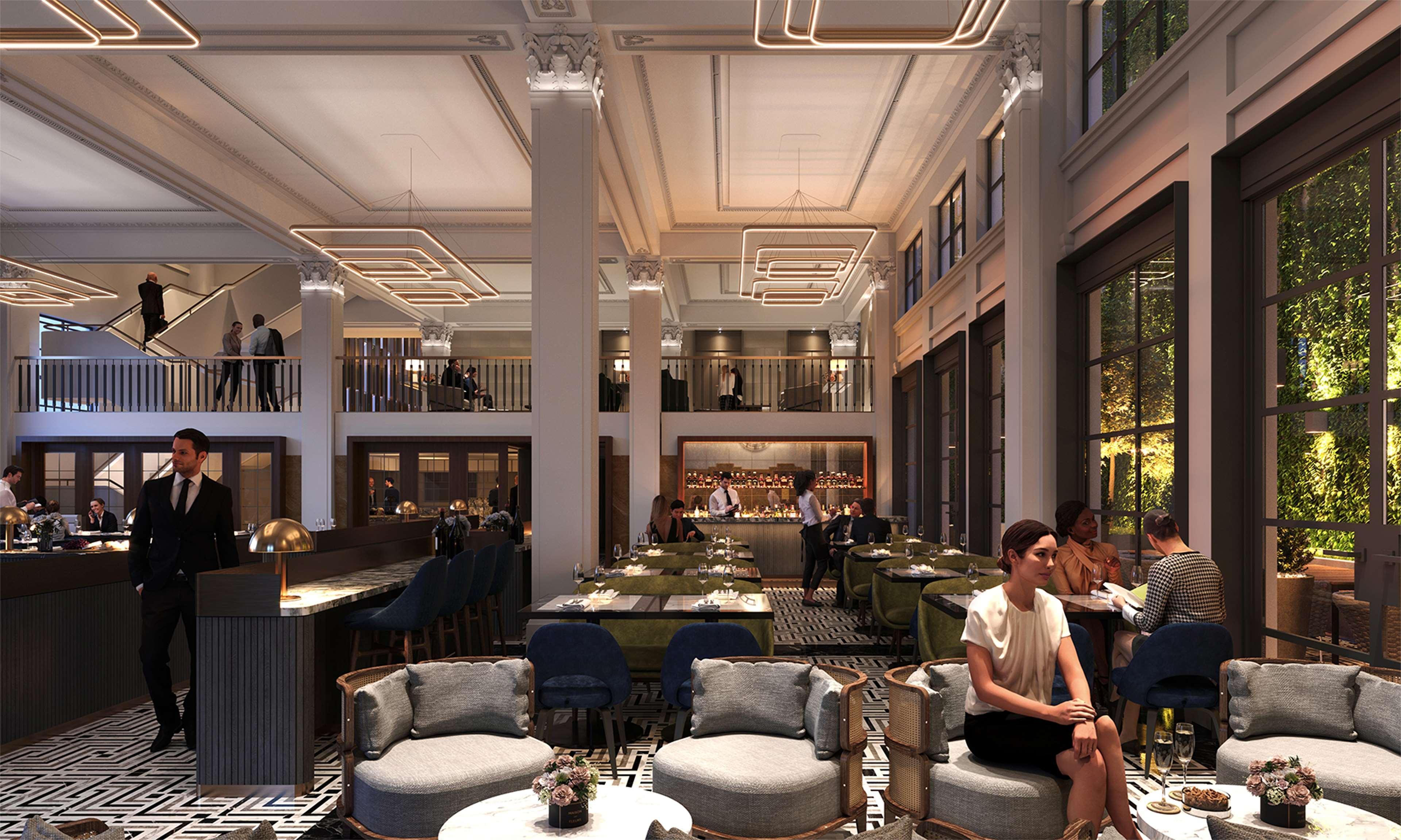 Hilton Melbourne Little Queen Street Extérieur photo The interior of the restaurant